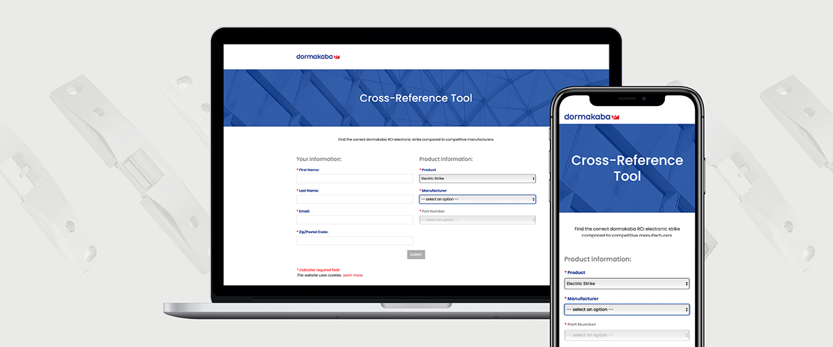 dormakaba Cross Reference Tool